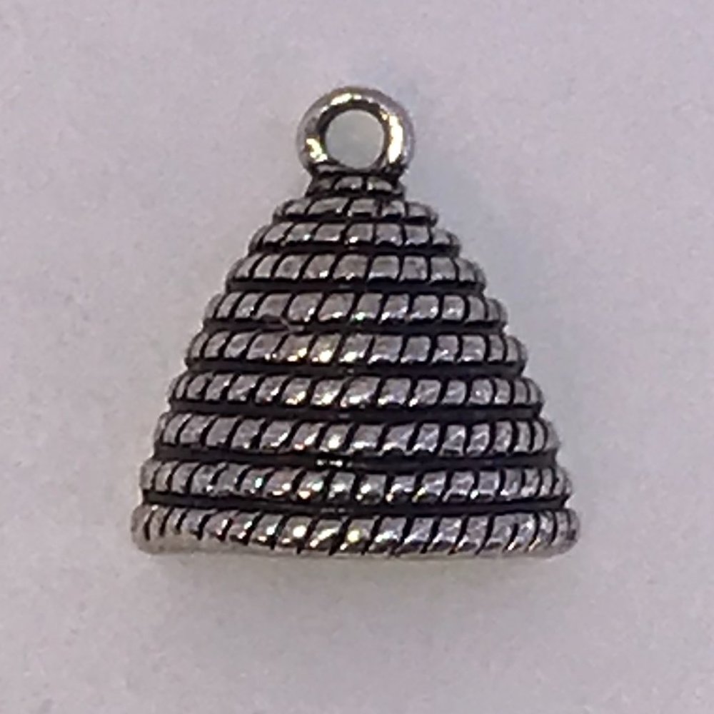 Pewter Beehive Charm